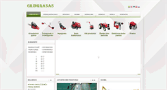 Desktop Screenshot of gringrasas.lt