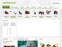 Tablet Screenshot of gringrasas.lt